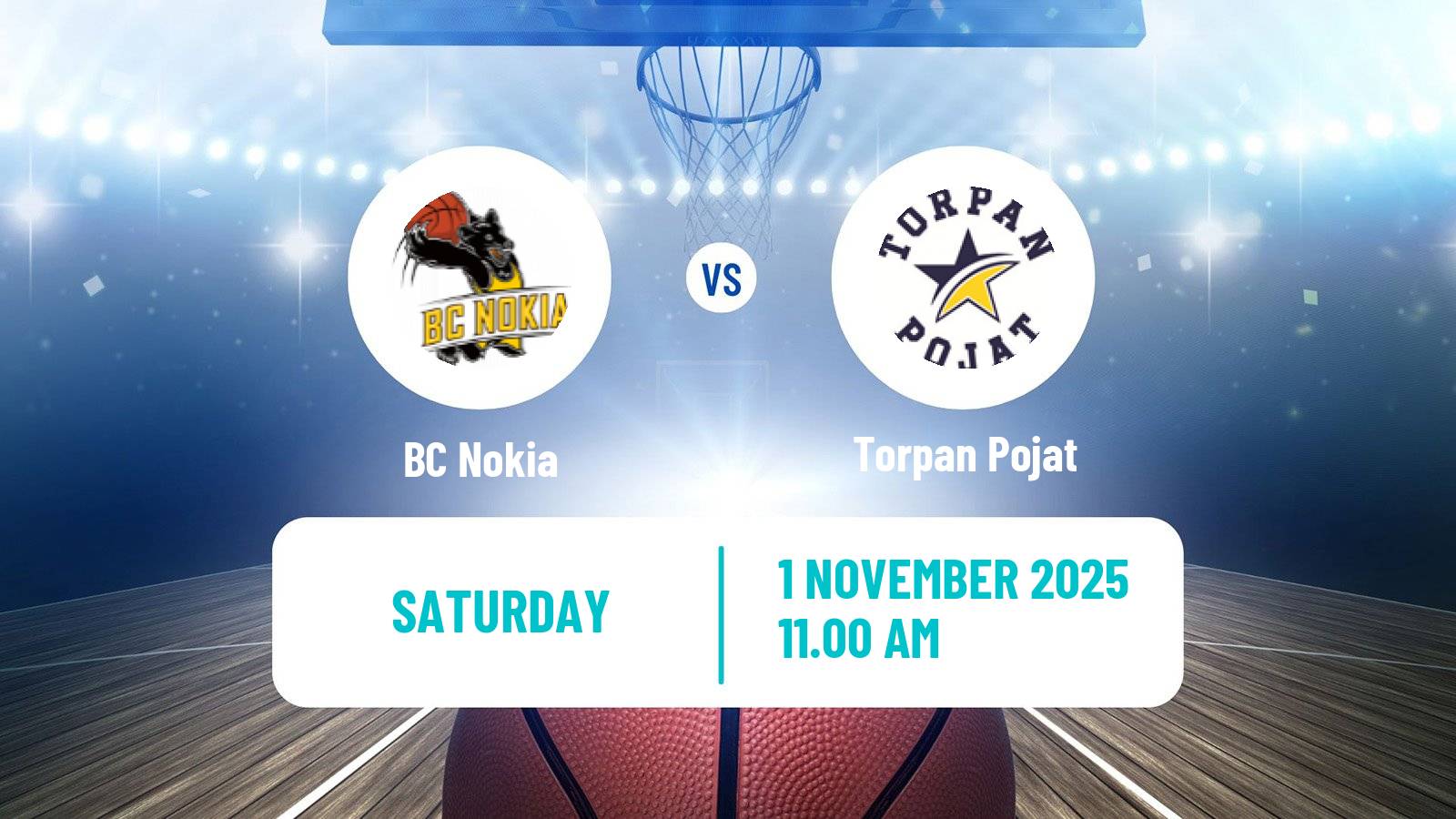 Basketball Finnish Korisliiga Women BC Nokia - Torpan Pojat