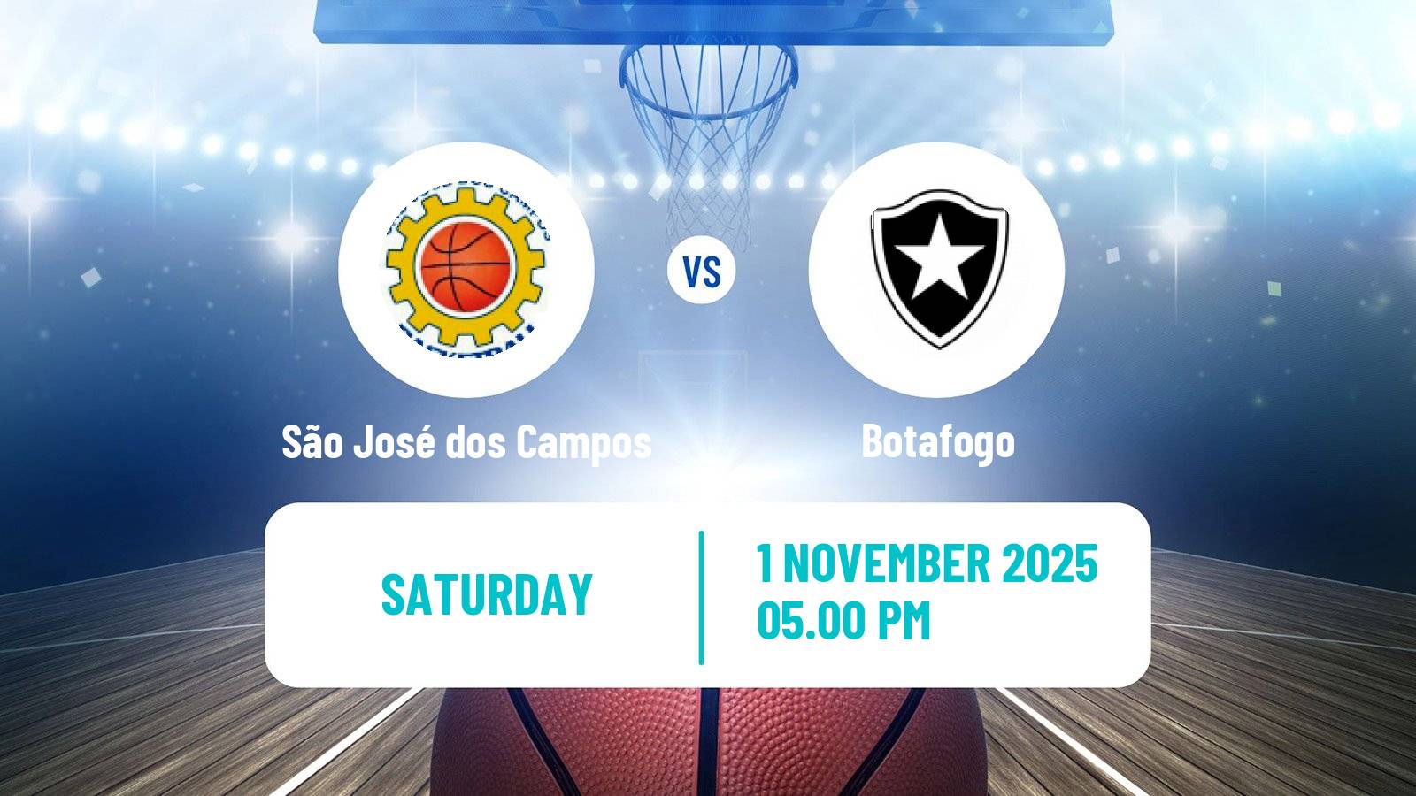 Basketball Brazilian NBB São José dos Campos - Botafogo