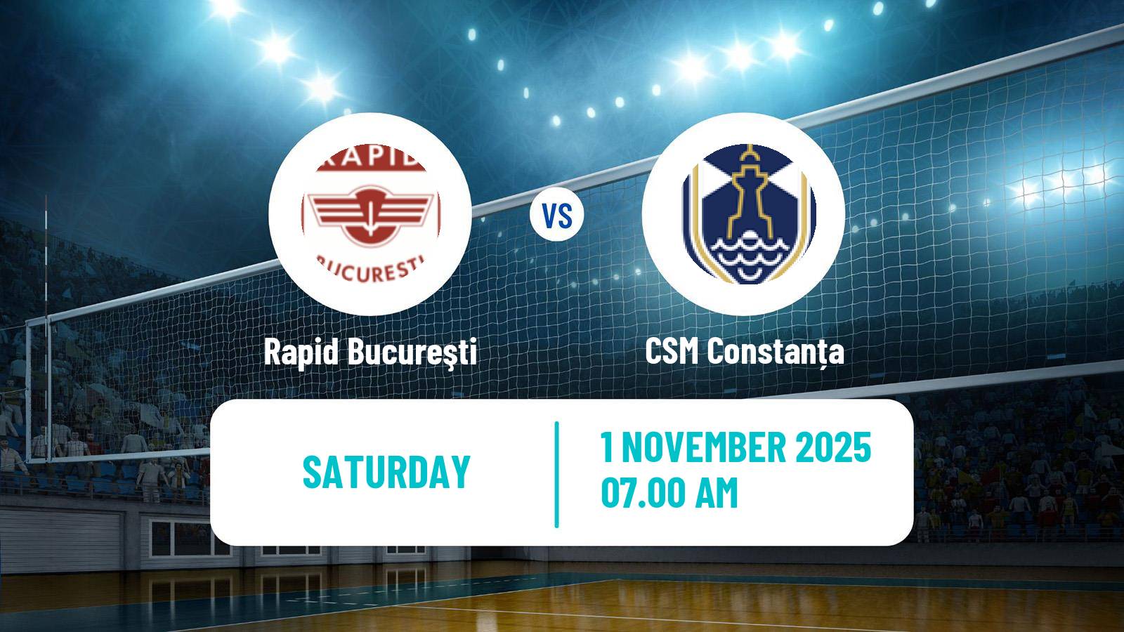 Volleyball Romanian Divizia A1 Volleyball Women Rapid Bucureşti - CSM Constanța
