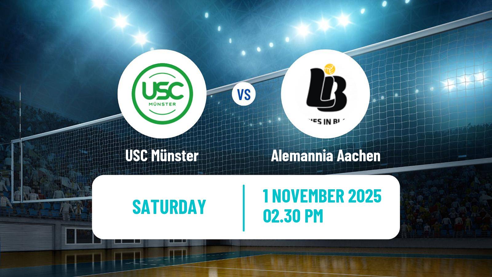 Volleyball German Bundesliga Volleyball Women USC Münster - Alemannia Aachen