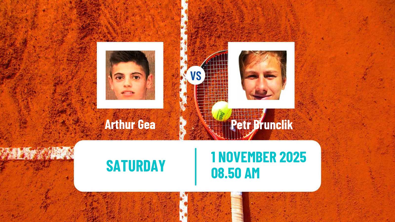 Tennis Monastir Challenger Men Arthur Gea - Petr Brunclik