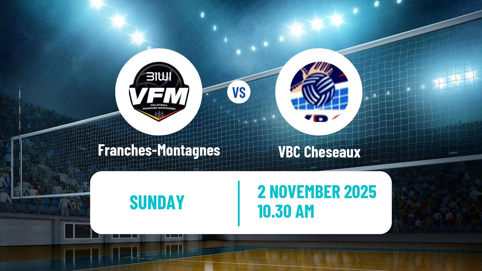 Volleyball Swiss NLA Volleyball Women Franches-Montagnes - Cheseaux