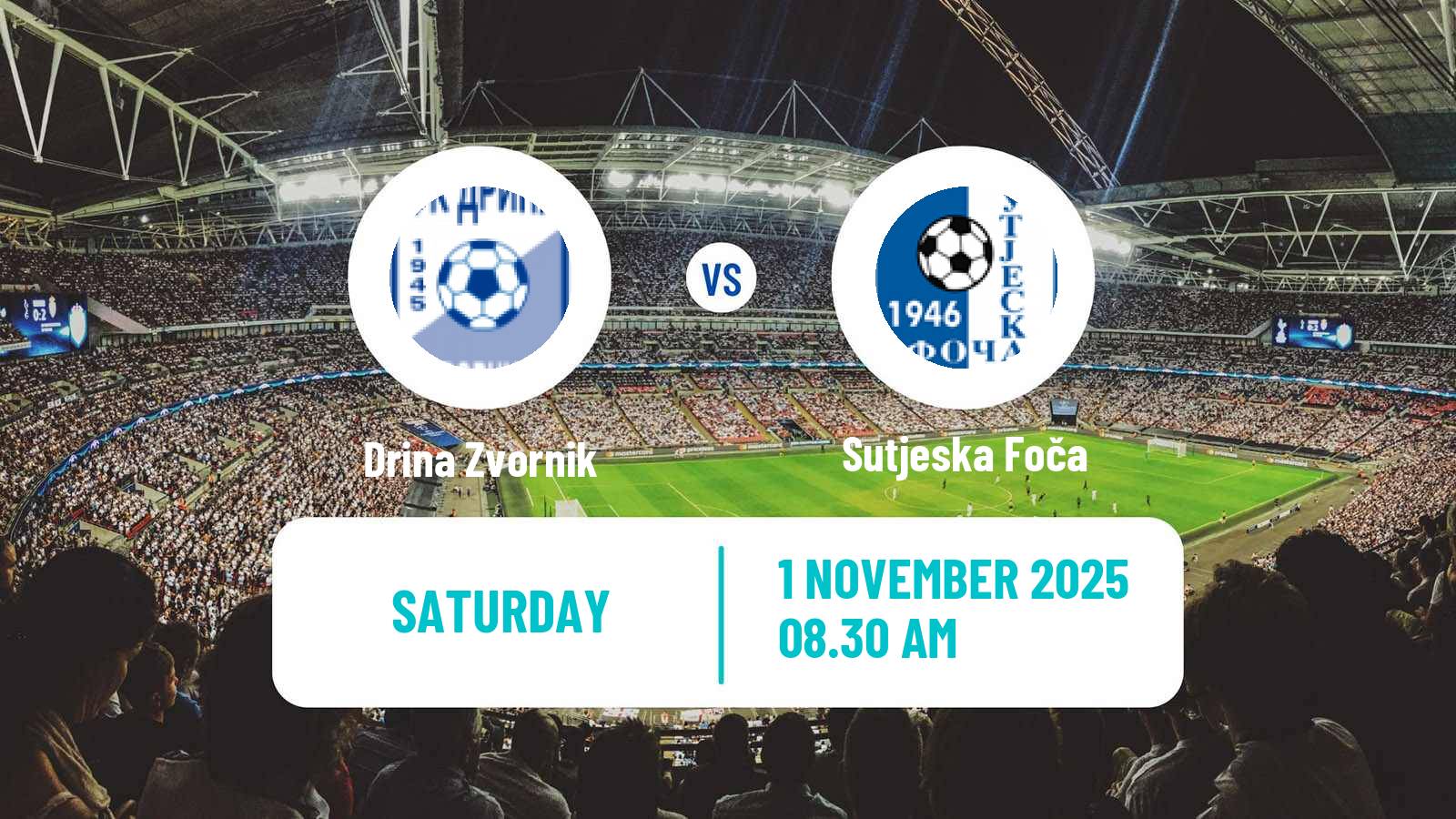 Football Bosnian Prva Liga RS Drina Zvornik - Sutjeska Foča