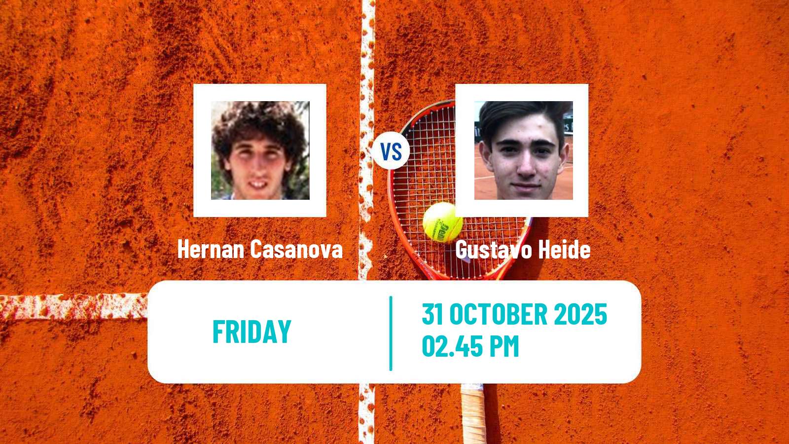 Tennis ITF M25 Lajeado Men Hernan Casanova - Gustavo Heide