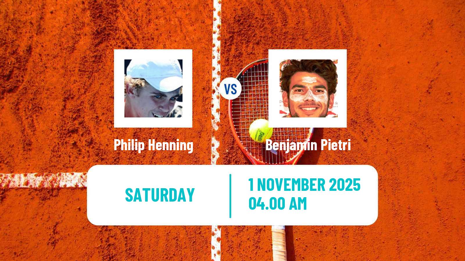 Tennis ITF M15 Heraklion 12 Men Philip Henning - Benjamin Pietri