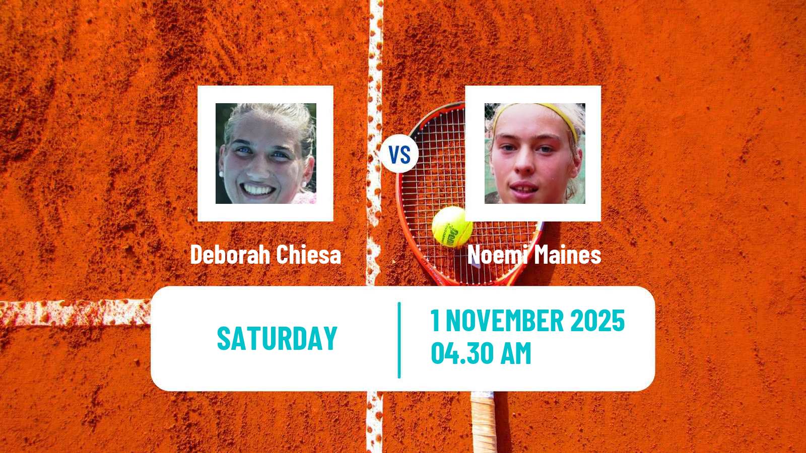 Tennis ITF W15 Solarino Women Deborah Chiesa - Noemi Maines