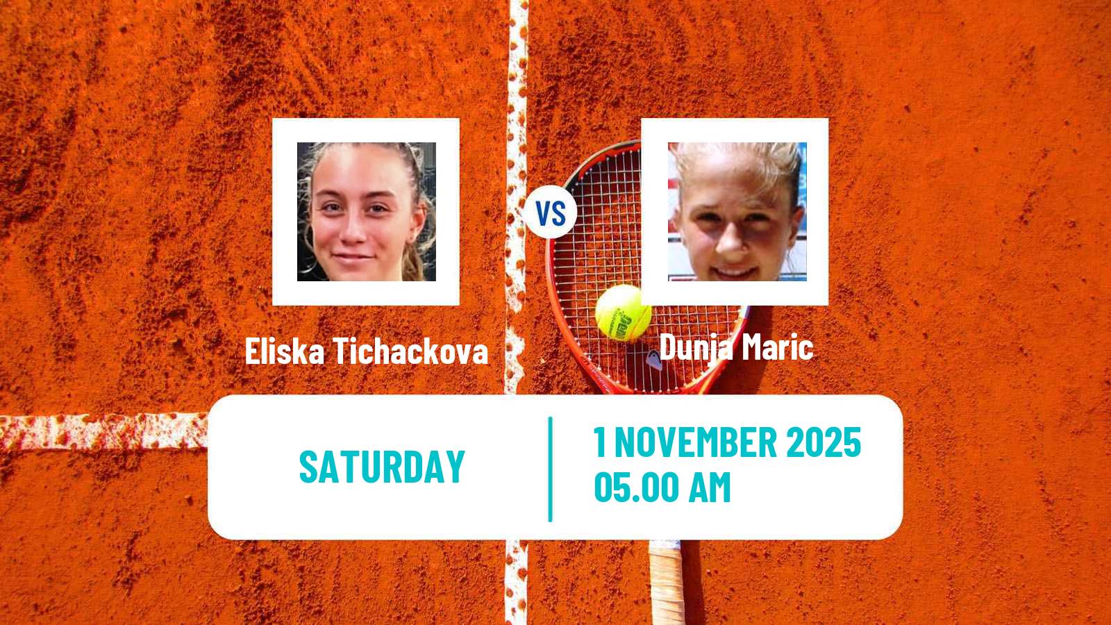 Tennis ITF W15 Bol 2 Women Eliska Tichackova - Dunja Maric
