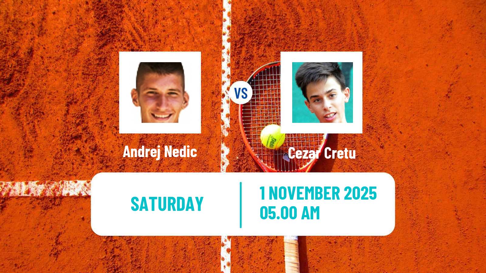Tennis ITF M15 Bol 2 Men Andrej Nedic - Cezar Cretu
