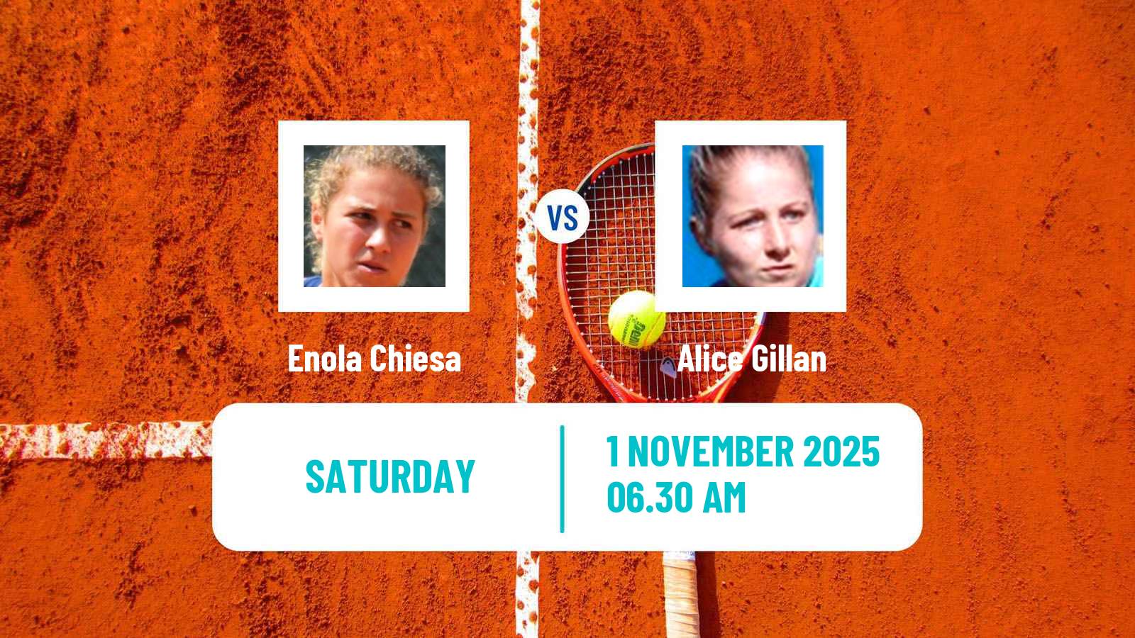 Tennis ITF W15 Malta Women Enola Chiesa - Alice Gillan
