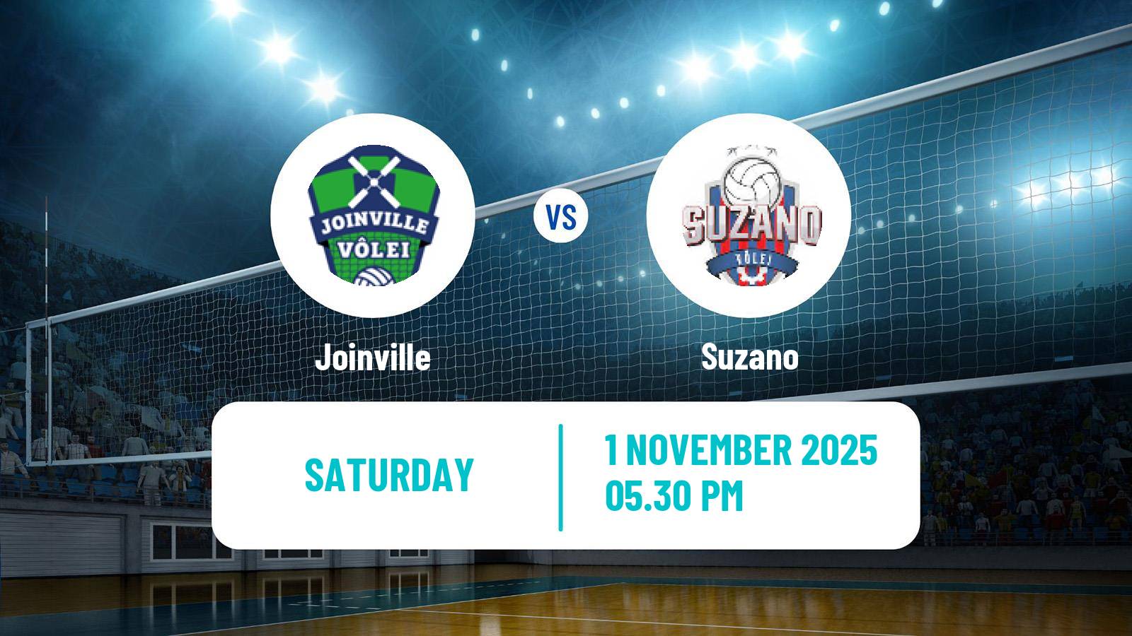 Volleyball Brazilian SuperLiga Volleyball Joinville - Suzano