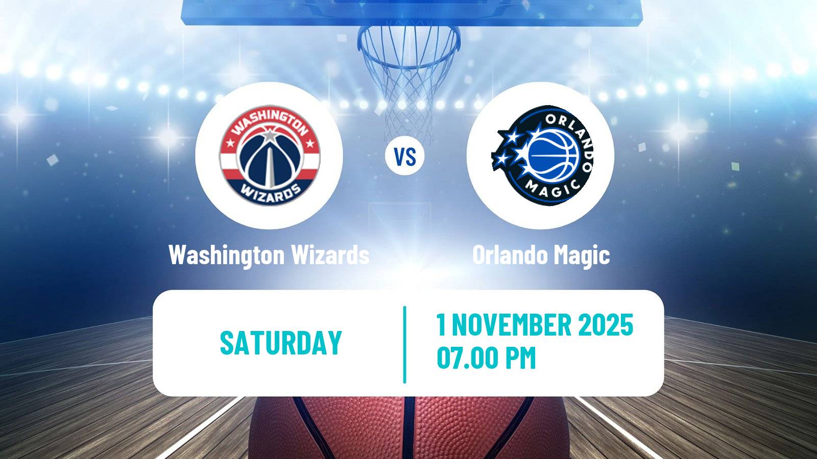Basketball NBA Washington Wizards - Orlando Magic