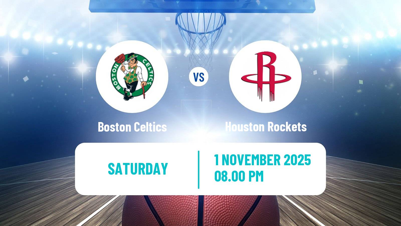 Basketball NBA Boston Celtics - Houston Rockets