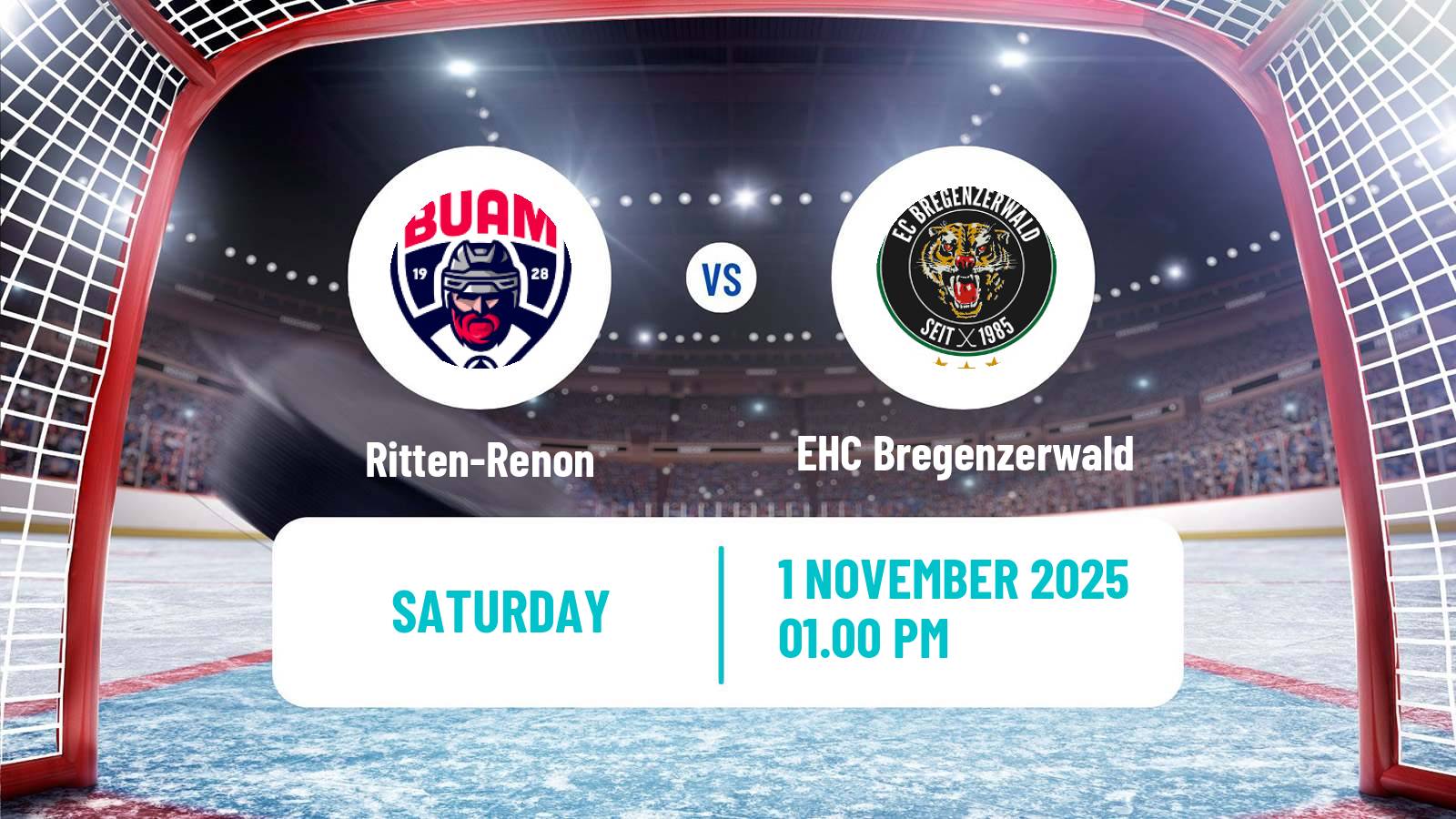 Hockey Alps Hockey League Ritten-Renon - EHC Bregenzerwald