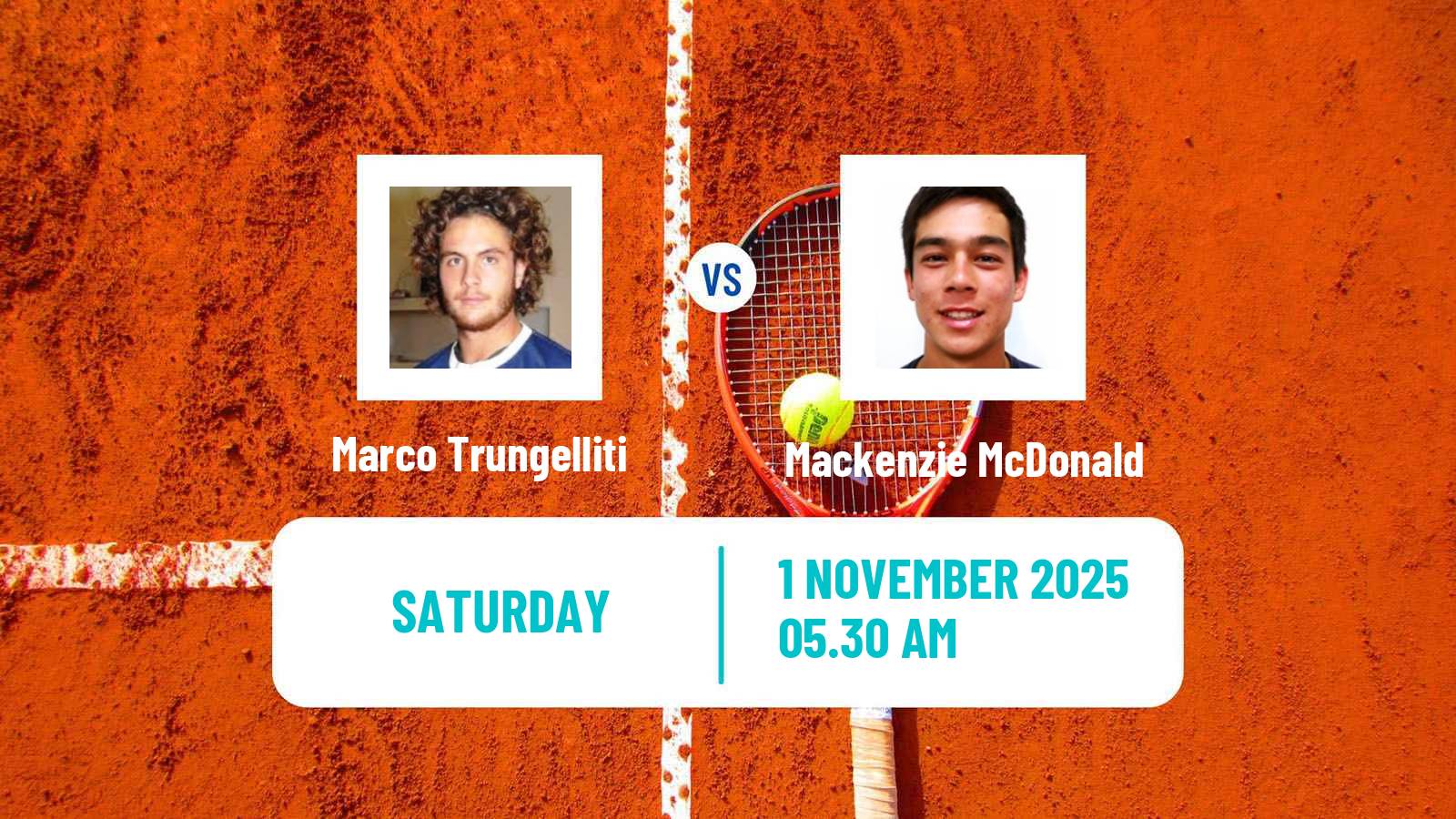 Tennis ATP Athens Marco Trungelliti - Mackenzie McDonald