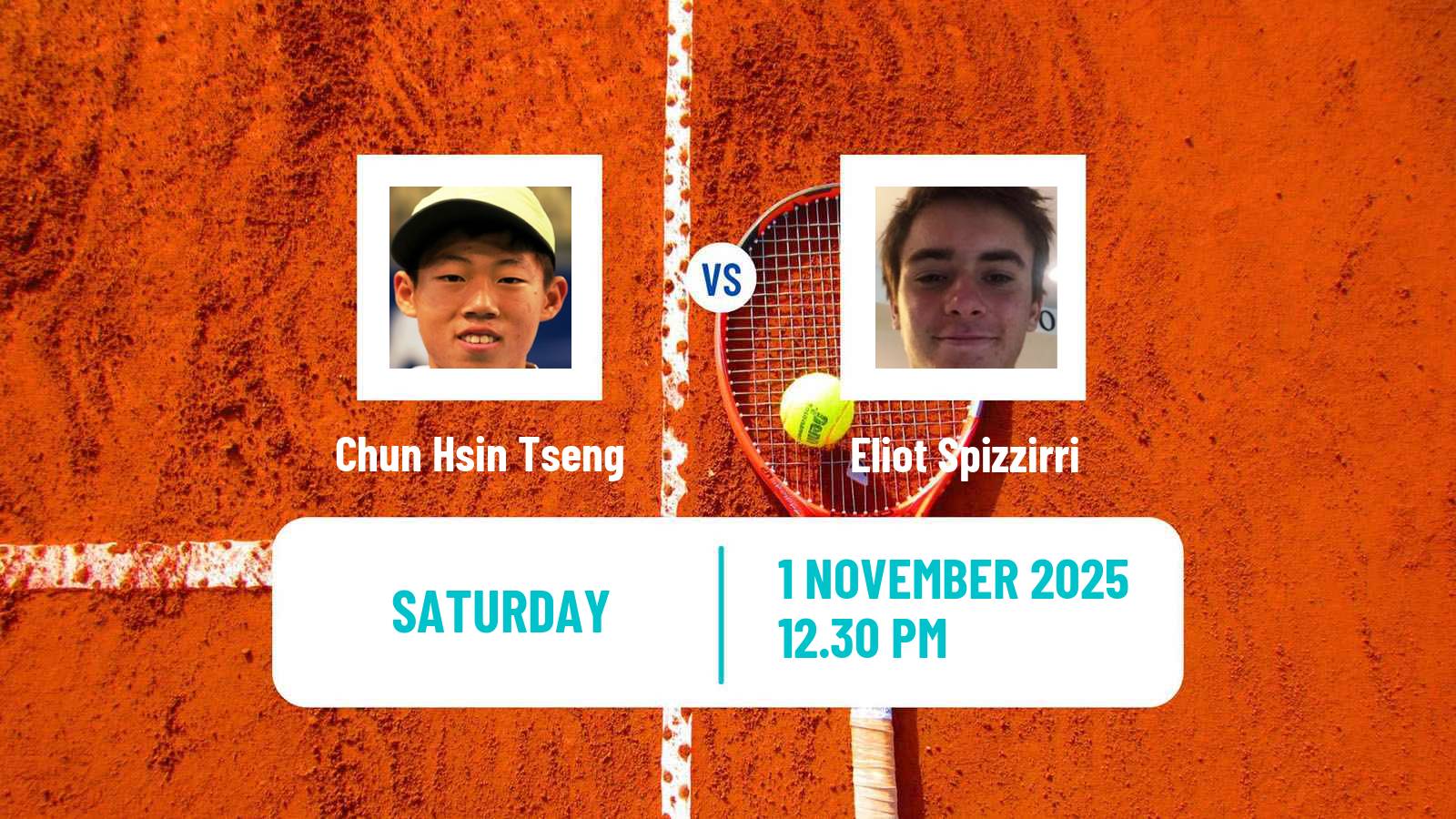 Tennis ATP Athens Chun Hsin Tseng - Eliot Spizzirri