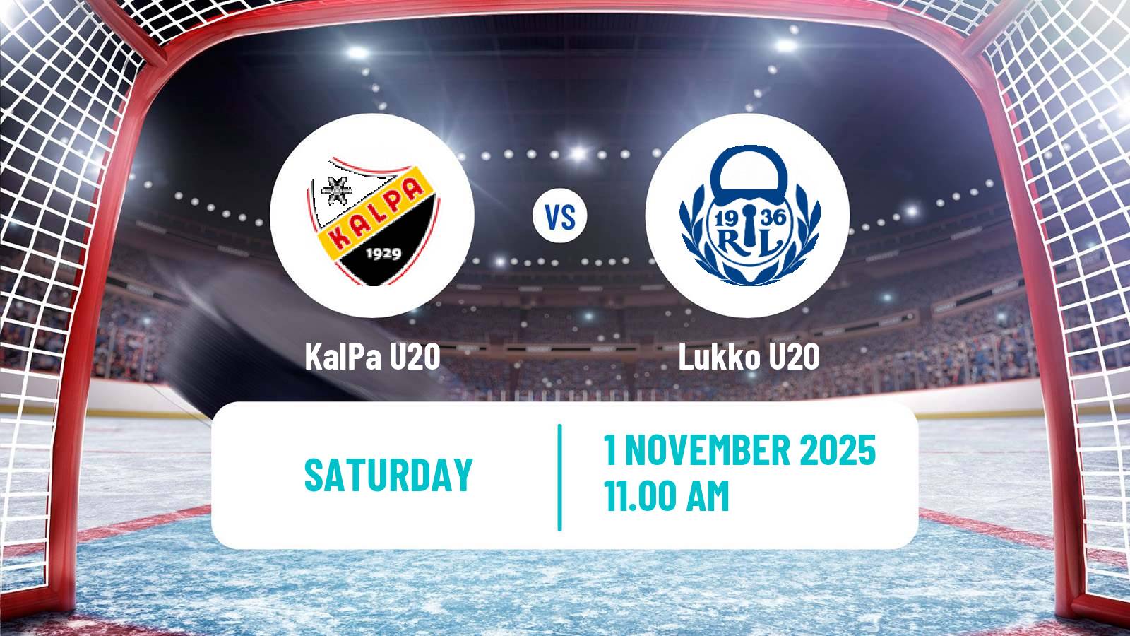 Hockey Finnish SM-sarja U20 KalPa U20 - Lukko U20