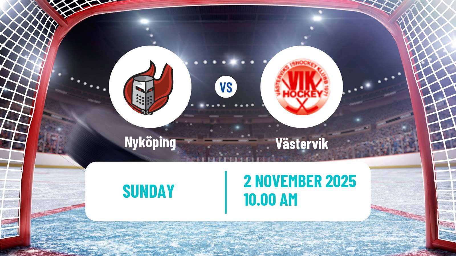 Hockey Swedish HockeyEttan Sodra Nyköping - Västervik