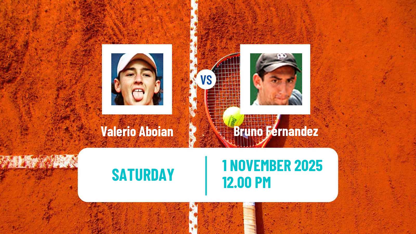 Tennis ITF M15 Ibague Men Valerio Aboian - Bruno Fernandez