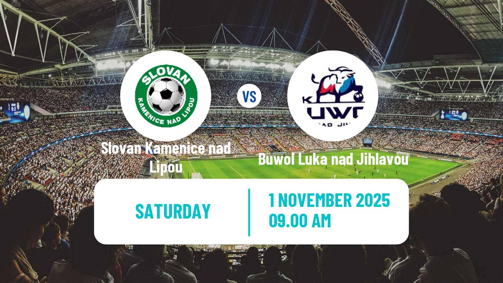 Football Czech Vysocina KP Slovan Kamenice nad Lipou - Buwol Luka nad Jihlavou