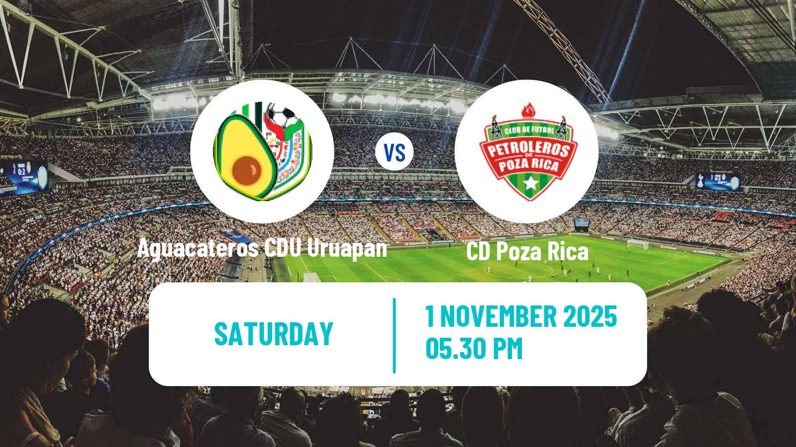 Football Mexican Liga Premier Serie B Aguacateros CDU Uruapan - Poza Rica