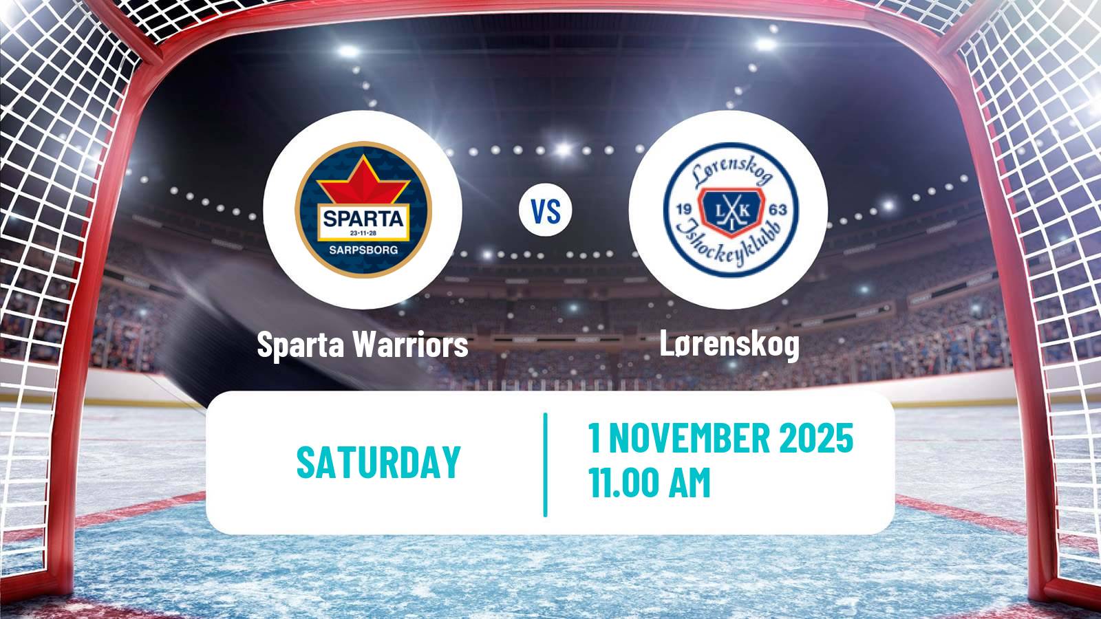 Hockey Norwegian Ligaen Hockey Sparta Warriors - Lørenskog