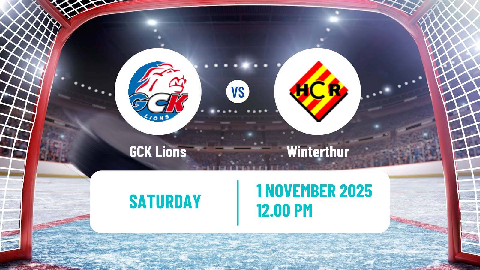 Hockey Swiss League Hockey GCK Lions - Winterthur
