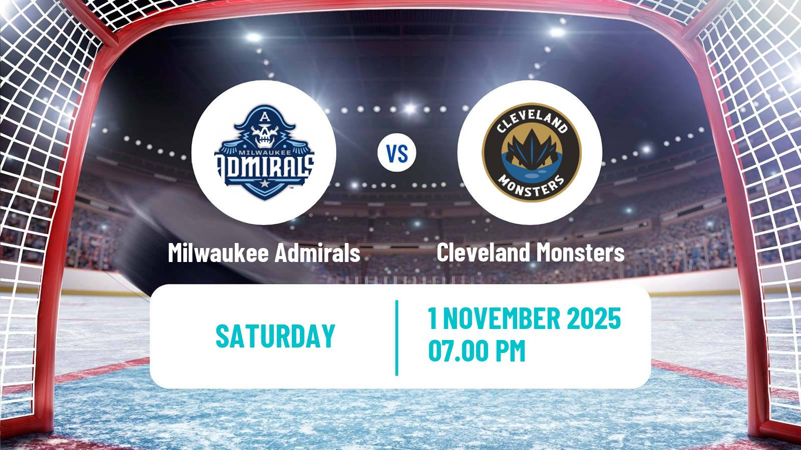 Hockey AHL Milwaukee Admirals - Cleveland Monsters