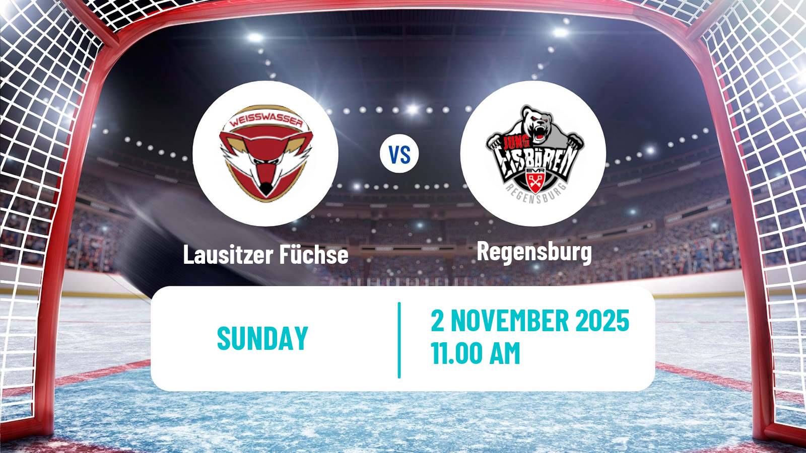 Hockey German DEL2 Lausitzer Füchse - Regensburg