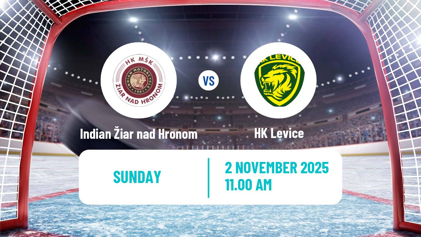 Hockey Slovak 1 Liga Hockey Indian Žiar nad Hronom - Levice