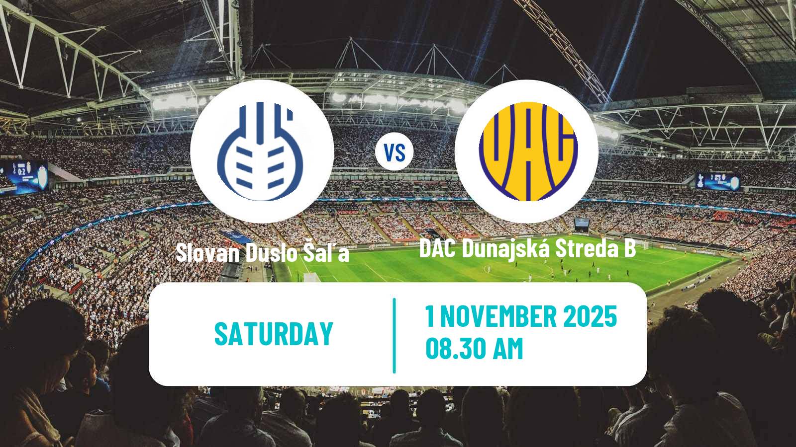 Football Slovak 3 Liga West Slovan Duslo Šaľa - DAC Dunajská Streda B