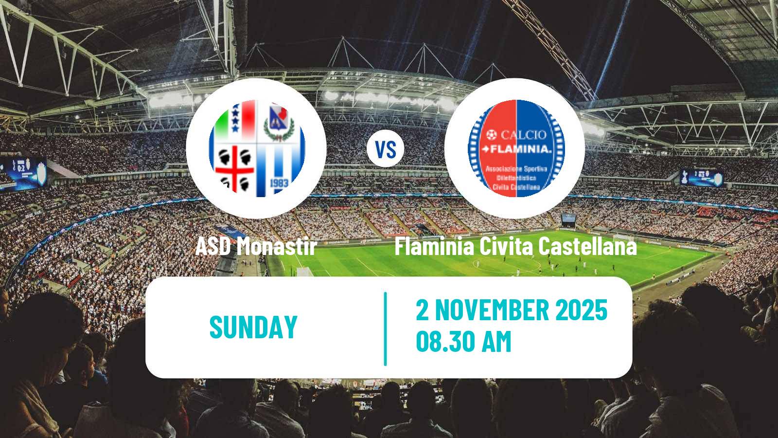 Football Italian Serie D - Group G Monastir - Flaminia Civita Castellana