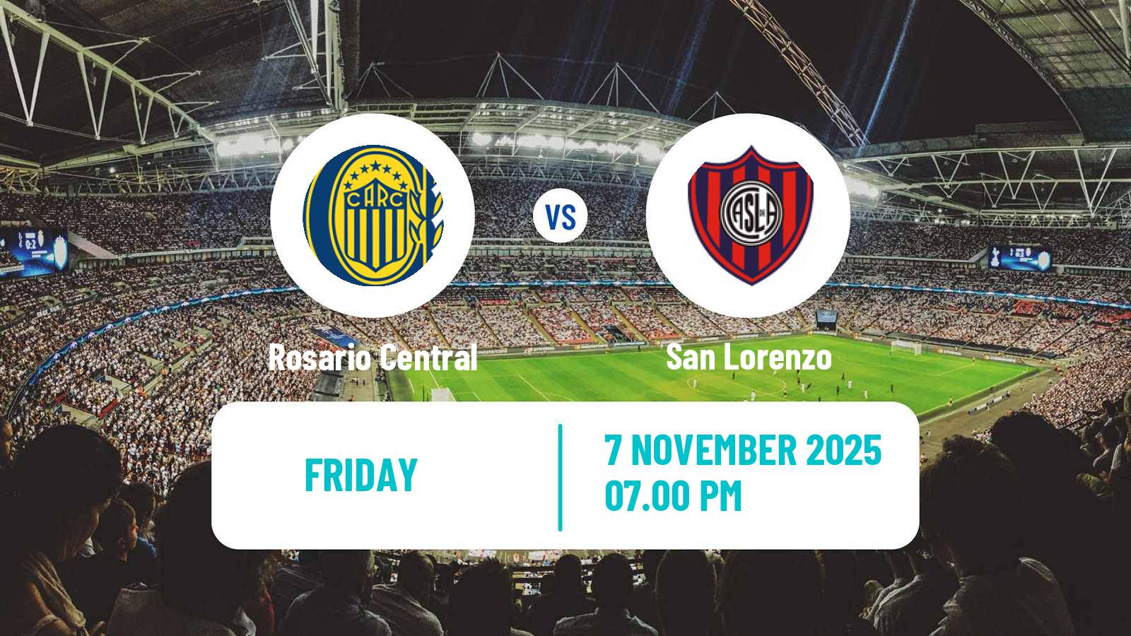 Football Argentinian Liga Profesional Rosario Central - San Lorenzo