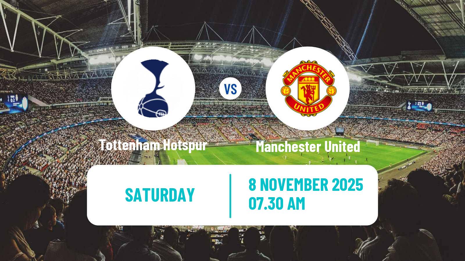 Football English Premier League Tottenham Hotspur - Manchester United