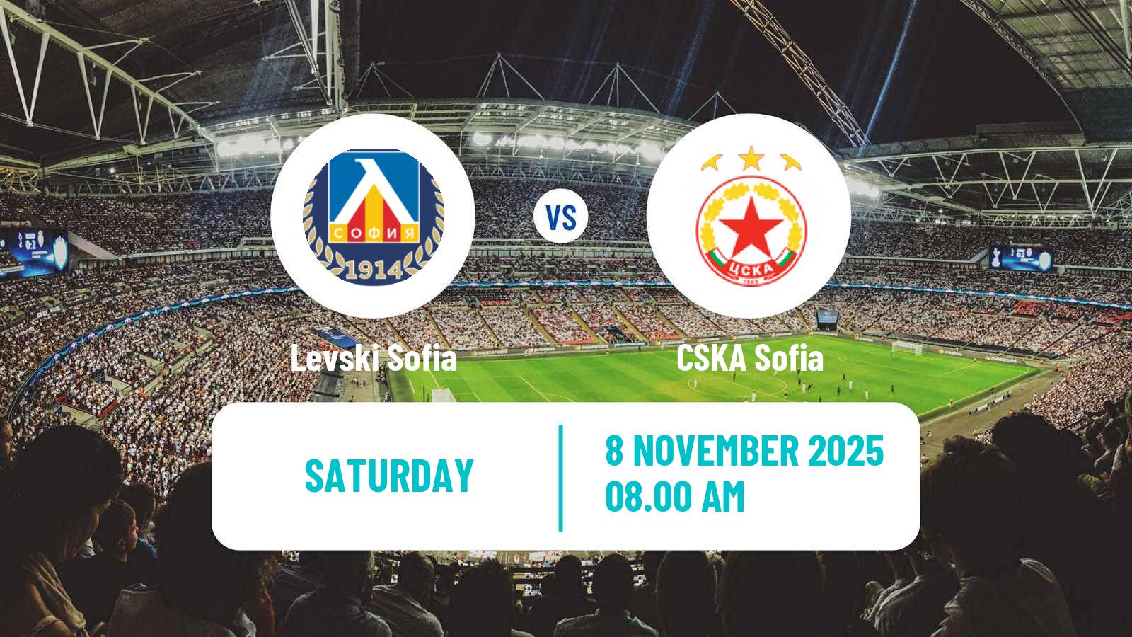 Football Bulgarian Parva Liga Levski Sofia - CSKA Sofia