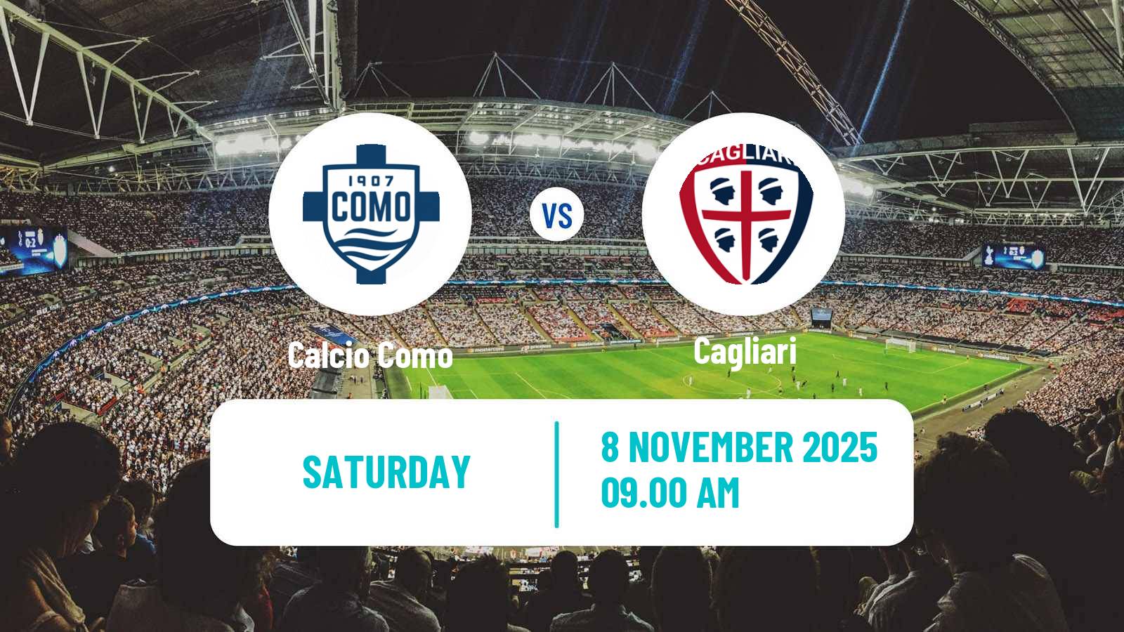 Football Italian Serie A Como - Cagliari