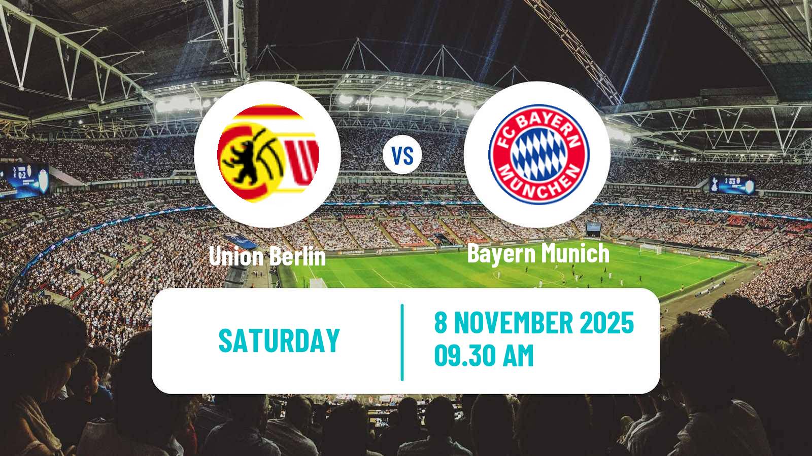 Football German Bundesliga Union Berlin - Bayern Munich