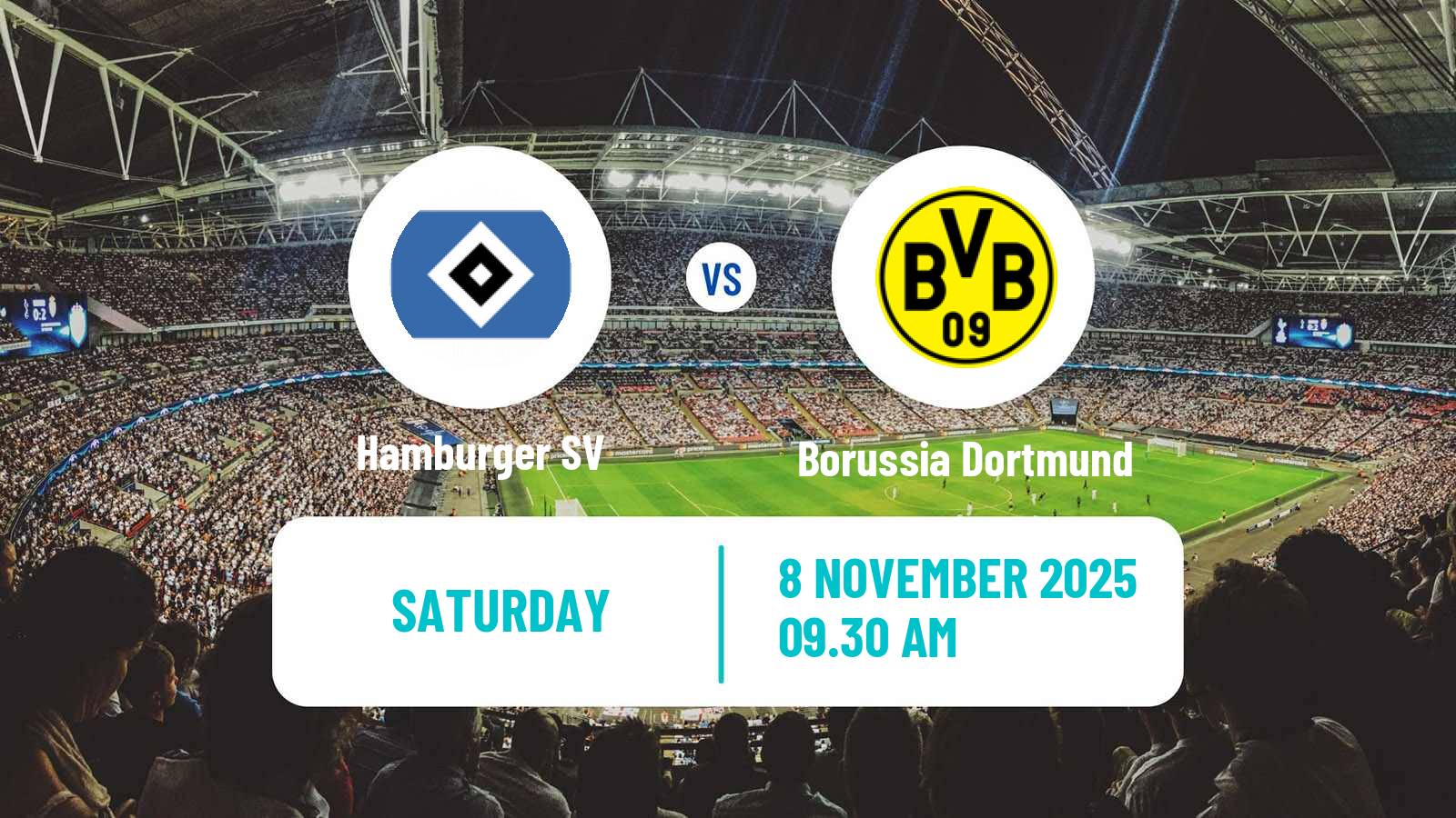 Football German Bundesliga Hamburger SV - Borussia Dortmund