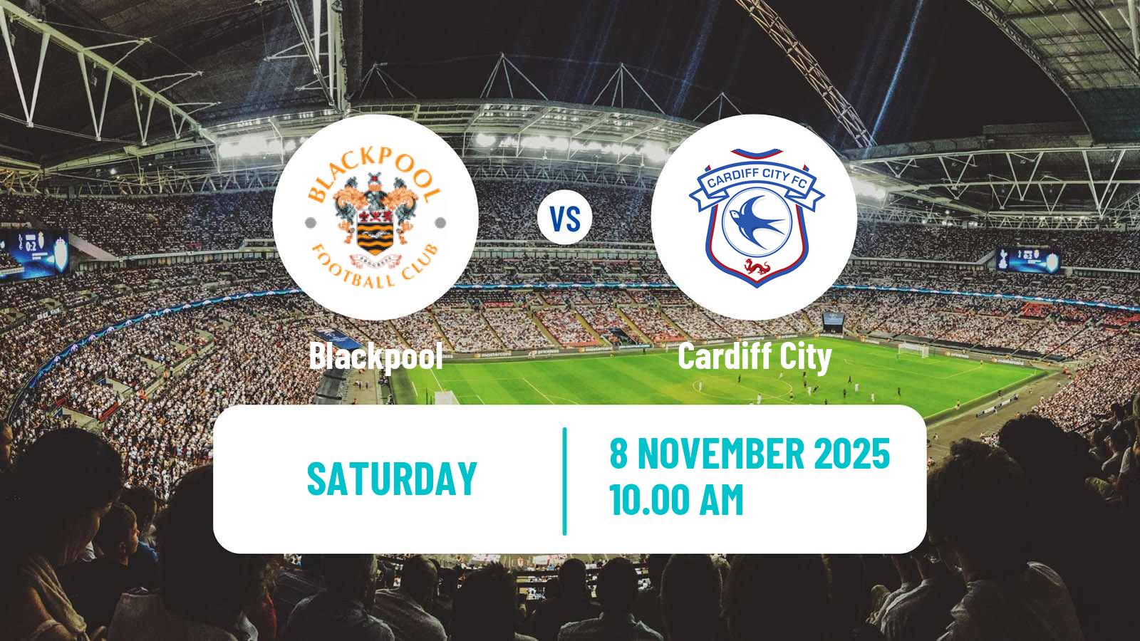 Football English League One Blackpool - Cardiff City