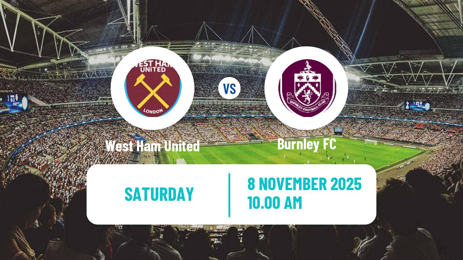 Football English Premier League West Ham United - Burnley