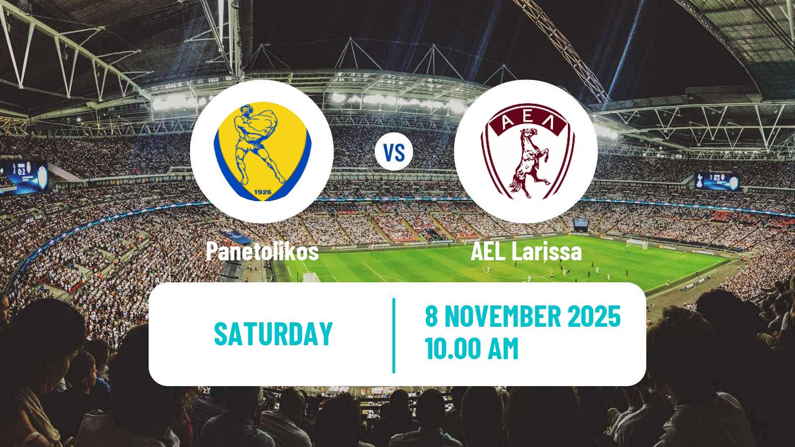 Football Greek Super League Panetolikos - AEL Larissa
