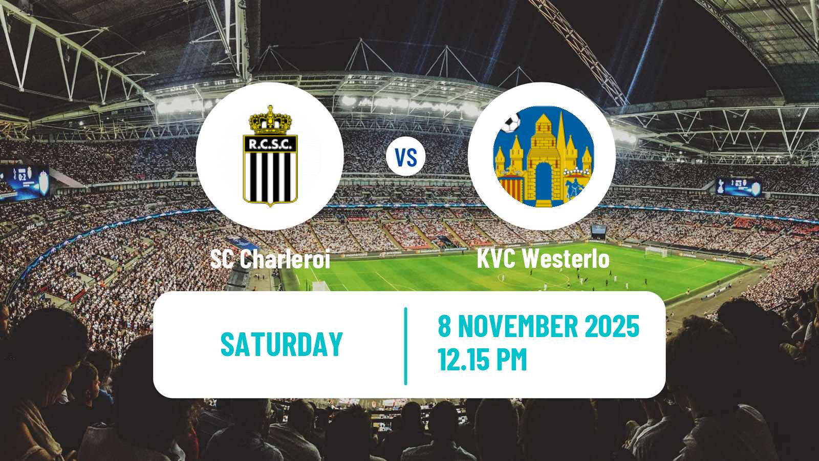 Football Belgian Jupiler Pro League Charleroi - Westerlo