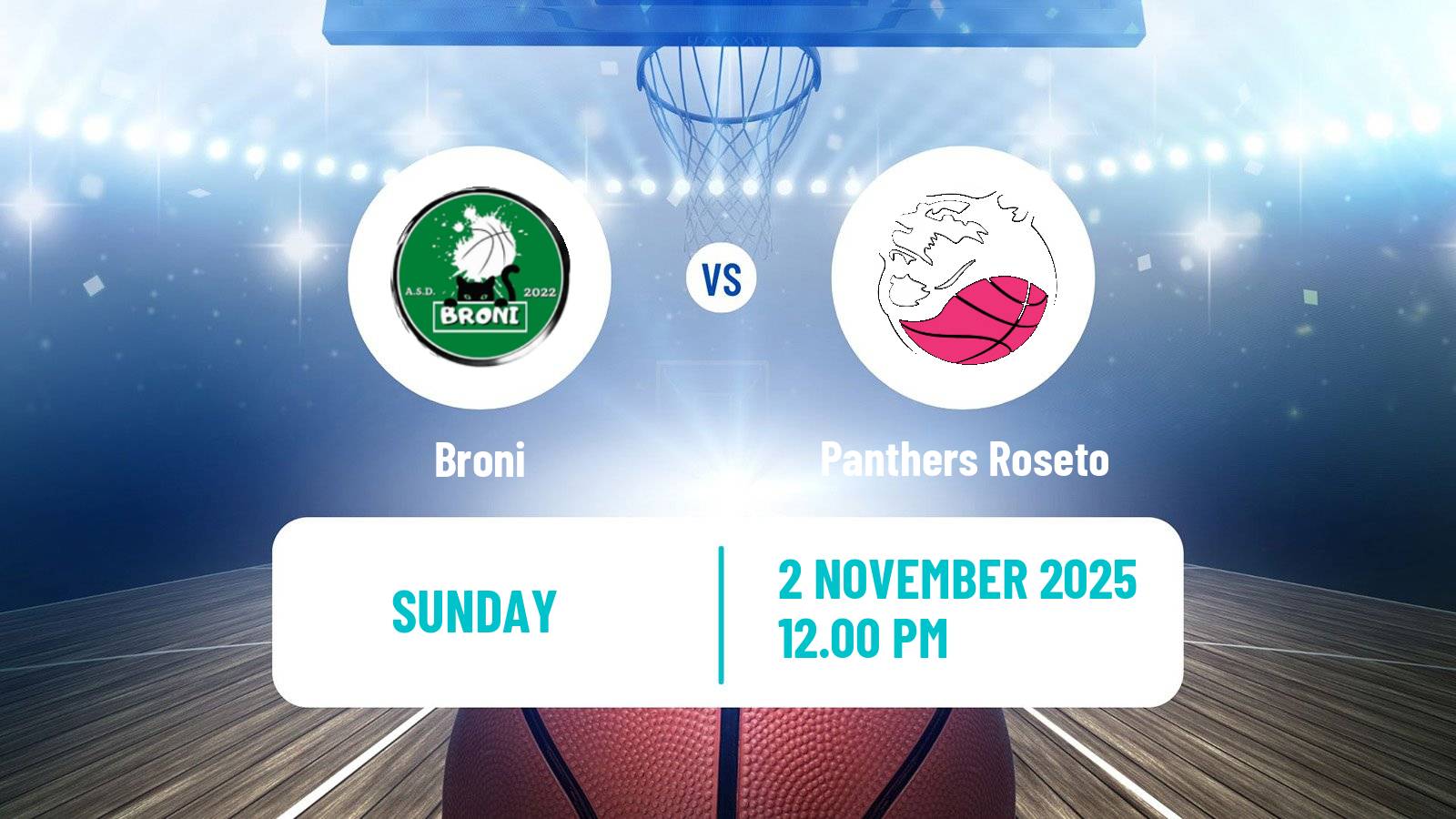 Basketball Italian Serie A1 Basketball Women Broni - Panthers Roseto