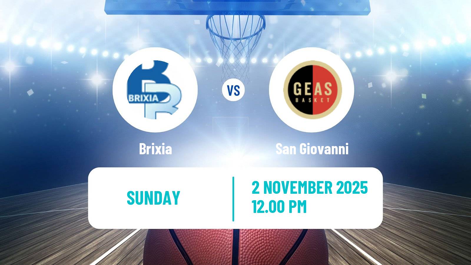 Basketball Italian Serie A1 Basketball Women Brixia - San Giovanni
