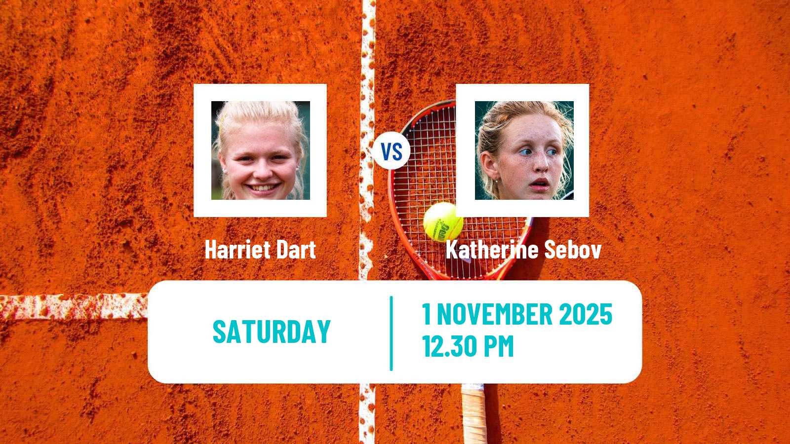 Tennis ITF W75 Toronto Women Harriet Dart - Katherine Sebov