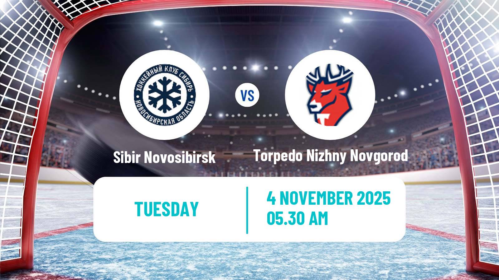 Hockey KHL Sibir Novosibirsk - Torpedo Nizhny Novgorod