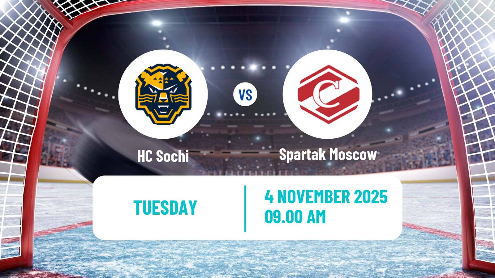 Hockey KHL Sochi - Spartak Moscow