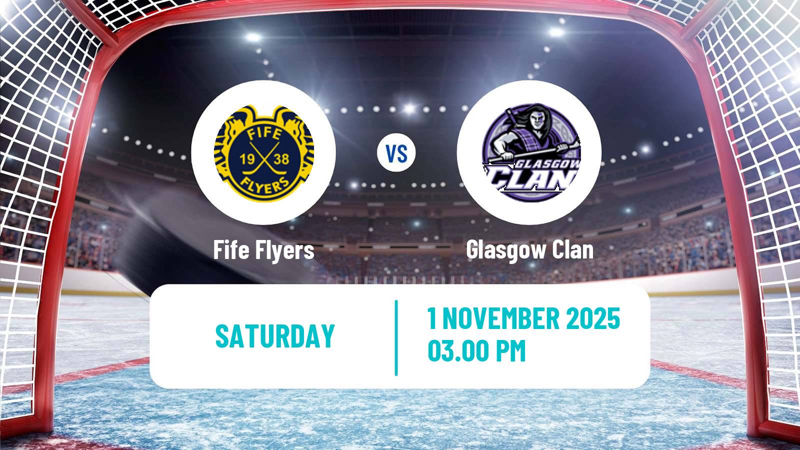 Hockey United Kingdom Challenge Cup Ice Hockey Fife Flyers - Glasgow Clan