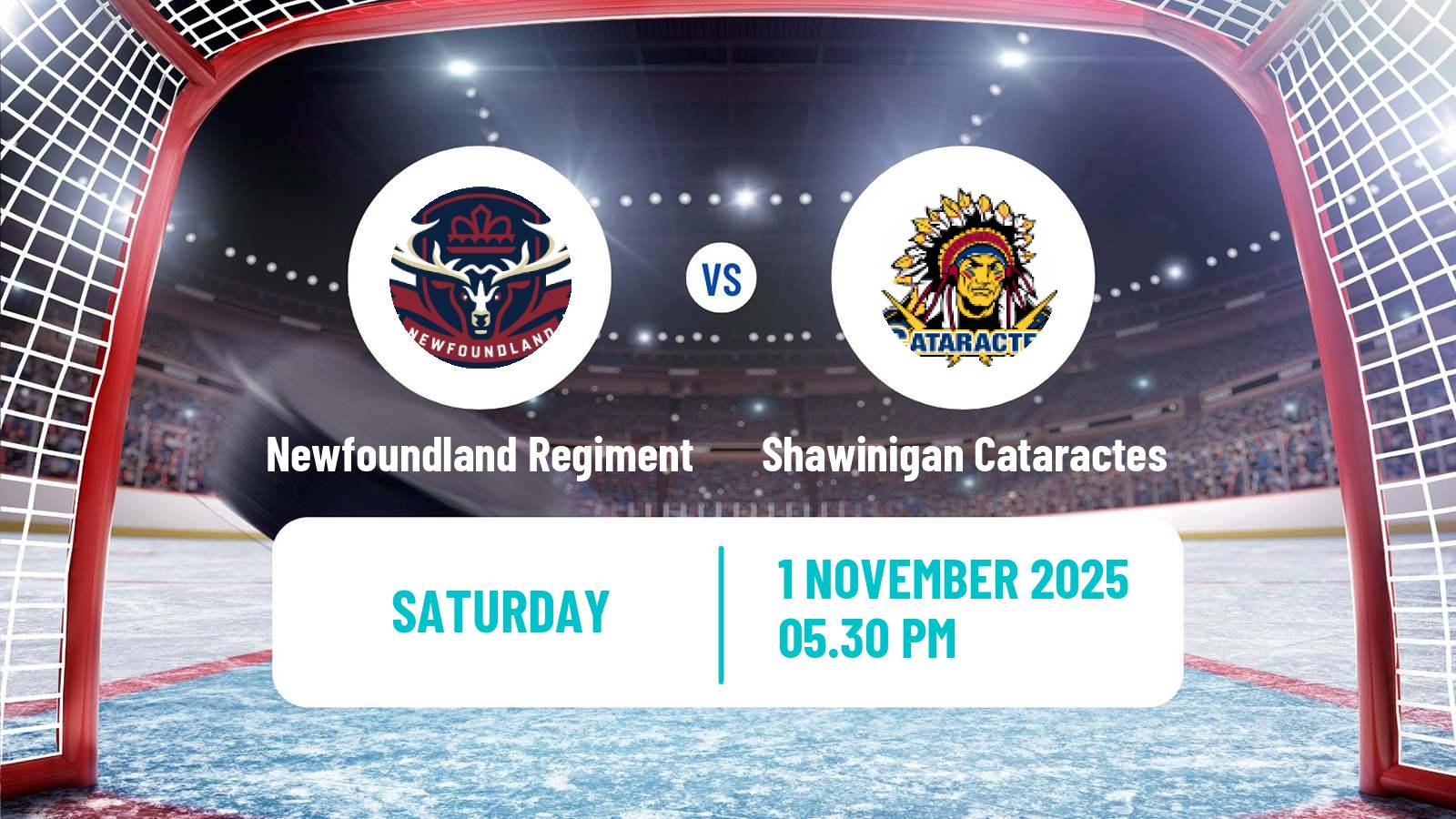 Hockey QMJHL Newfoundland Regiment - Shawinigan Cataractes
