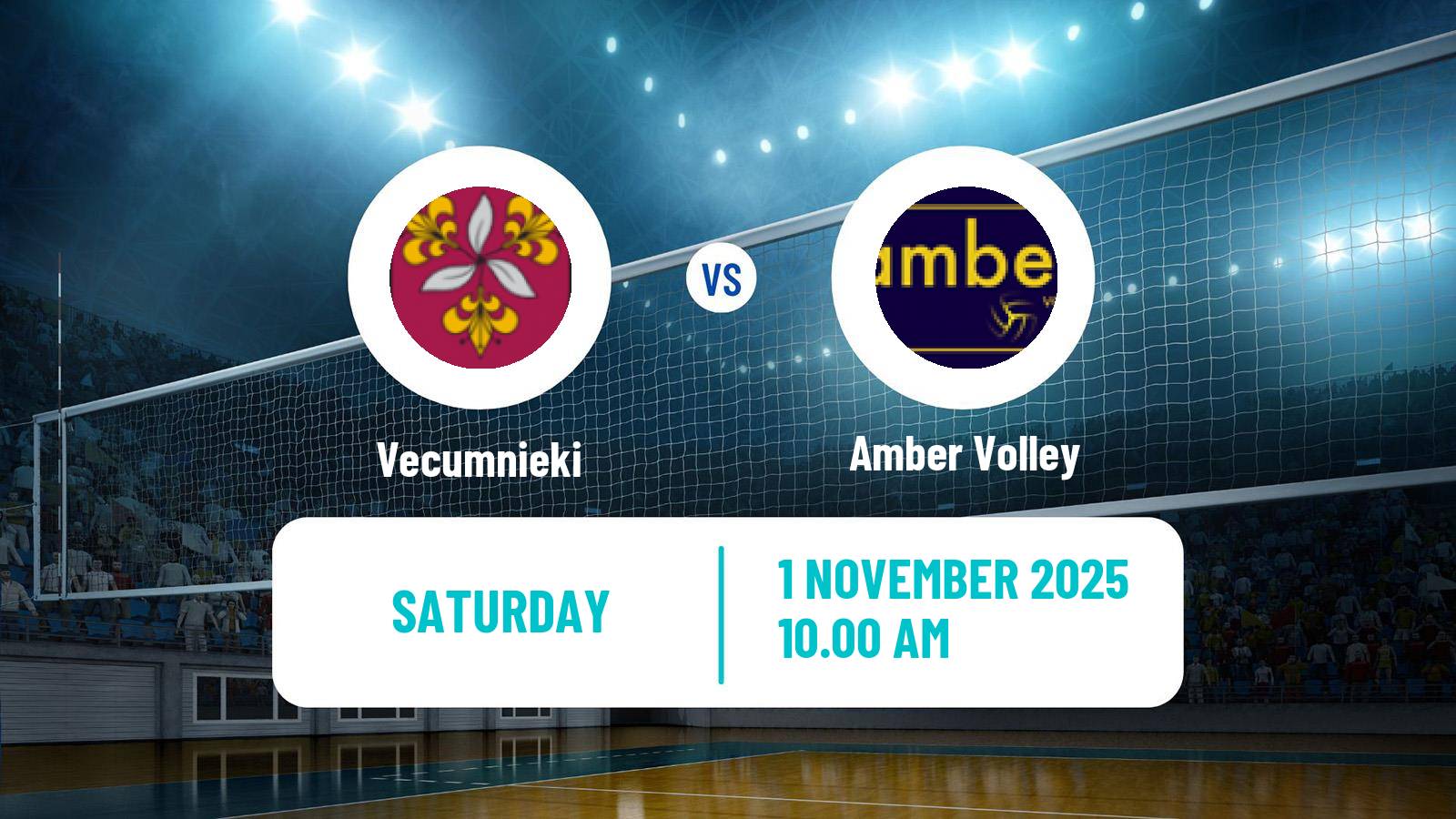 Volleyball Latvian Nacionala Liga Volleyball Vecumnieki - Amber Volley