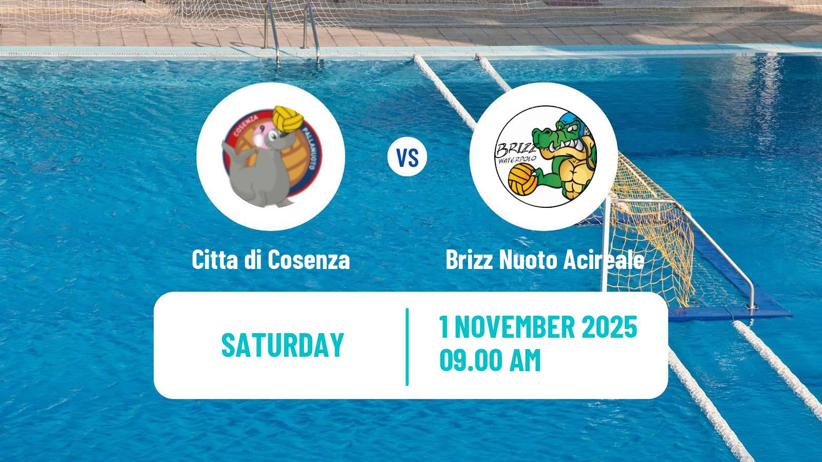 Water polo Italian A1 Water Polo Women Citta di Cosenza - Brizz Nuoto Acireale
